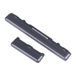 Samsung Galaxy Tab S6 SM-T865 -yhteensopivalle virtapainikkeelle ja äänenvoimakkuuden säätöpainikkeelle Musta