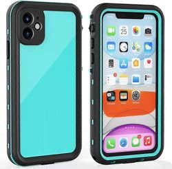 iPhone 12 vedenpitävä kotelo näytönsuojalla Koko vartalon suoja iskunkestävä pölytiivis likatiivis raskas IP68 vedenpitävä kotelo iPhone 12: lle (6...