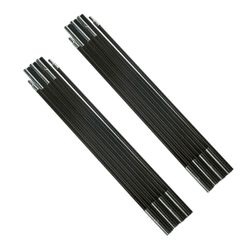 Lasikuitutelttatolpat Vaihto Musta Valmiiksi kootut telttatolpat Helppo asentaa 3.6m 3 Person