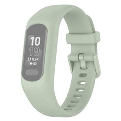 Garmin Vivosmart 5 Käsivarsinauha Silikoni Kellohihna Kotelolla - Vaaleanvihreä Monivärinen Light Green
