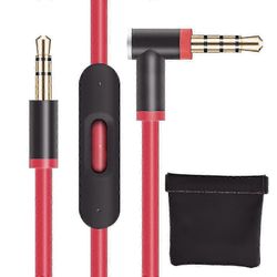 Beats-äänenvaihtokaapeli johdossa olevalla kaukosäätimellä/mikrofonilla Beats by Dr. Dre -kuulokkeille (Solohd/Studio/Pro/Detox/Wireless), yhteenso...