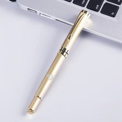 Bricks Masons Gratis gravering metal signatur frimurerisk orb pen - (flere farver / bilag) Golden
