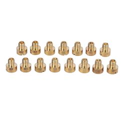 Kaasuttimen pääsuihkusarja Mikuni N100 604 VM22 VM24 VM26 VM30 - kestävät metallisuuttimet, 15kpl Alue 88-150