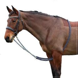 Hy Hevosen keuhkoapu Navy/harmaa One Size