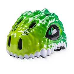 Lasten taaperoiden pyöräkypärä, säädettävä dinosauruskypärä, hengittävä luistelukypärä pojille ja tytöille vihreä