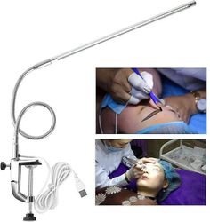 Led skrivebordslampe, led klip lys søm skrivebordslampe, justerbar manicure bordlampe led sømlampe