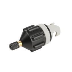 Nylon kajak oppustelige pumpeadapter holdbar luftventil adapter Sort