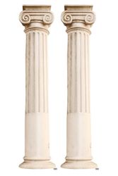 Miscellaneous Lifesize Cutouts Roman Pillars Pahvileikkaukset Double Pack - 2 Standeesin setti