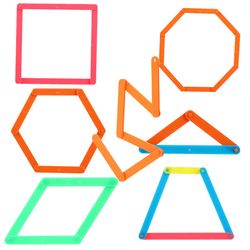 50 stk jugetes para nios tidlig utdanning matematikk leketøy matematikk drift hjelpemidler trekant vinkel leketøy 9X1X0.1CM