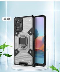 Shockproof rustning sag for xiaomi 11 ultra med støttefod all inclusive dække gennemsigtig rpc137