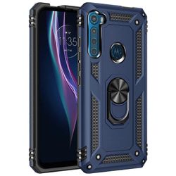 Motorola Moto One Fusion Plus iskunkestävä TPU + PC-suojakotelo 360 astetta pyörivällä pidikkeellä