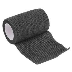 Ankel Rørformet Bandage Band Sport Tape Vandtæt Udendørs Camo selvklæbende Tape Camouflage Stealth Bånd Wraps Sort