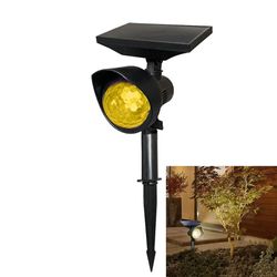 7 Led sol græsplæne lampe spotlight vandtæt lys indsætte gulv haven lys udendørs haven landskab lampe haven dekoration Varmt lys