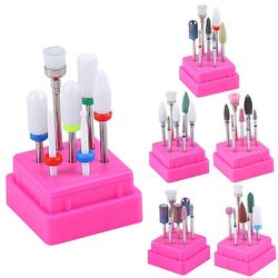 Kombineret fræsning Cutters Sæt til manicure, Keramisk Nail Drill Bits Kit Electric Fjernelse Gel polering Tools DH01