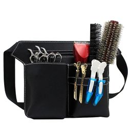 Estone Professionel Barber Saks Taske Waist Pack Pose Frisør FrisørSalon Tool Sort