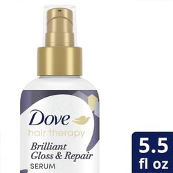 Dove Hair Therapy Leave-In Hair Treatment, Brilliant Gloss &; Repair, 5,5 oz