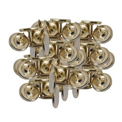 100 stykker 8x9mm polstring stifter negletrykkestifter med rundt fladt hoved