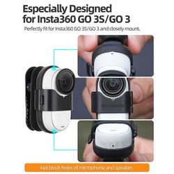 Insta360 GO 3S -repun pidike urheilukameran kiinnike 360 asteen alligaattoripidike Kuten