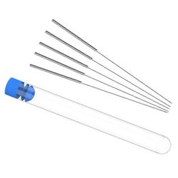 5kpl ruostumattomasta teräksestä valmistettu suuttimen puhdistusneulat MK8E 3D-suutin 3D-tulostussuuttimen puhdistus teräsneula 0,4 mm pora Hopea