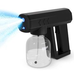 Eveltek Trådløs desinfektionssprøjte Nano dampsprøjtepistol til hjemmekontoret Sort 300ml