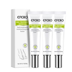 3stk Efero Nail Anti Fungal Infeksjon Gel Behandling Hand Foot Cream tåneglfjerner