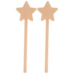 2kpl Star Shape Fairy Stick maalaussauvat käsintehty Fairy Stick DIY Graffiti Fairy Stick 22.5x6.5cm