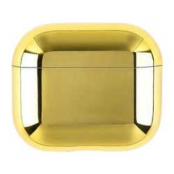 Yhteensopiva AirPods 4 PC:n kovakotelon galvanointikuulokkeiden suojakuoren kanssa Kultaa