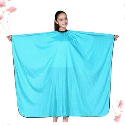 Vedenpitävä parturiviitta hiusten leikkaamiseen salongissa sininen 160x14cm 1kpl 160×140C