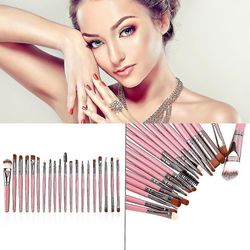 Professionelle 20 stykker børster Sæt Pulver Øjenskygge Eyeliner Lip Børster