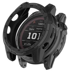 Tpu-veske til Garmin Fenix 7x 6x 5x Tactix 7 6x Pro Fenix 7 6 5 Enduro 2 myk silikon svart