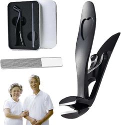 Kynsileikkurit, kynsileikkurit senioreille, ergonomiset kynsileikkurit suuret senioreille, kynsileikkurit kynsiviilasarja paksuille ja sisäänkasvan...