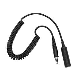 Radio 3.5mm - U174 / U COMTAC NATO -pistokkeelle - kuulokkeiden jatke