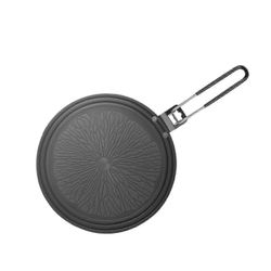 Induktioliesi sovitinmuunnin kaasuliesille, alumiininen lämmönhajotinlevy ei-induktioastioille taitettava kahva