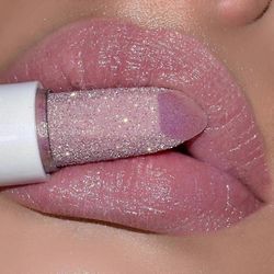 Glitter matta huulipuna vedenpitävä pitkäkestoinen lämpötilan muutos timantit huulipuna tarttumaton punainen vaaleanpunainen huulisävy meikki kosme...