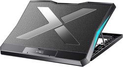 Erittäin ohut 11-18 tuuman kannettavan tietokoneen jäähdytyslevyn jäähdytin 6 korkeussäädettävä LED-tuuletin, jonka voimanlähteenä on