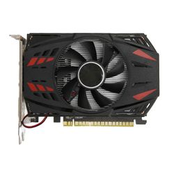 Työpöydän näytönohjain 4GB DDR3 40nm 128bit 700 / 500MHz jäähdytystuuletin VGA DVI HD -portit Pelinäytönohjain ATX ITX -koteloon