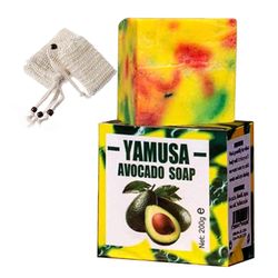 200g Avocado Facial Bar kosteuttava ihonpesuaine miehille Naiset kuivalle herkälle iholle B
