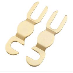 HiFi Audio Speaker Binding Post Bridge 5N KTV kaiutin Kaapelihyppyjohdin U haarukka ääniliitin-B Kullattu