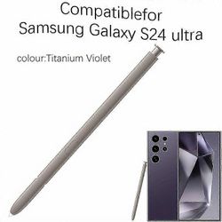 S24 Ultra Stylus Pen S24 Ultra 5G - 0,7 mm kärki, 4096 painetasoa, langaton vapaa, yhteensopiva kaikkien versioiden kanssa Titaani violetti