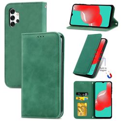 Gangxun Sag Til Samsung Galaxy A32 4g Magnetisk Lukning Læder Tegnebog Cover Housse Etui Shockproof - Grøn