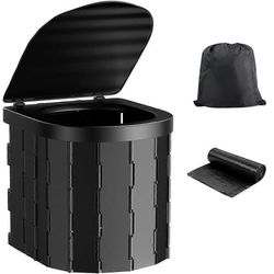 varten Camping kannettava taitettava wc kannella, vedenpitävä Porta-auto