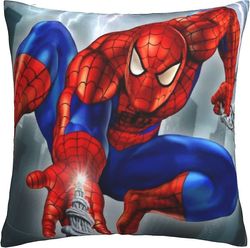 Pehmeä ja kestävä spiderman-tyynynpäällinen neliön tyynyliinan päällinen kodin makuuhuoneeseen sohva auton sisustus 45 x 45cm, setti 1 kpl