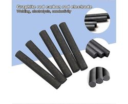 Labt 5kpl grafiittielektrodisylinterin sauva nopea johtavuus suuritiheyksinen opetusväline tiedekasvatus grafiittia johtava sauva metallurgiaan