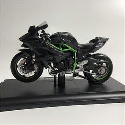 1:18 KAWASAKI NINJA H2 R moottoripyörä Maisto Diecast Alloy malli lelu musta Ninja H2R moottoripyörä irrotettava kokoelma Opp Bag