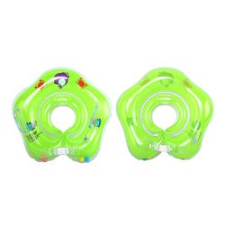 Witdreamer Nyfødte Baby Swimming Ring Badestrand Pool Legetøj Oppustelige Hals Wheel Grøn