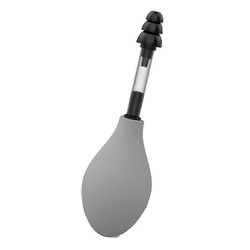 Korvan paineen lievitysimulaite, lentokoneen korvan paineen lievitys sisäkorvan paineen tasapainon avulla, vähentää jännitystä Vaalean harmaa