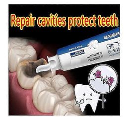 2023 Uusi nopea korjaus ontelot Karies Plakin tahrojen poistaminen Rappeutuminen Valkaisu Kellastuminen Korjaus Hampaiden valkaisu 100g 3 kpl