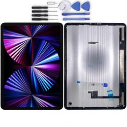 Wigento Apple iPad Pro 11.0 2022 / 2021 -näytölle LCD-kosketusnäyttö täysin musta