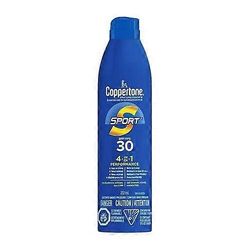 Coppertone Sport vedenkestävä aurinkovoide SPF 30 aerosoli, 222 ml