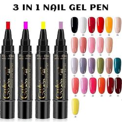 26 väriä yhden askeleen kynsien taiteellinen geelilakka kynä manikyyri liota pois päällimmäinen pohjamaali Kysymys 01